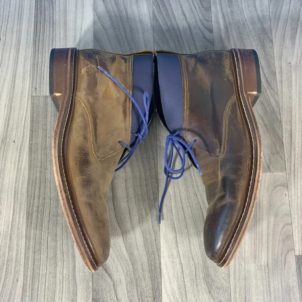 Cole Haan Colton Chukka Boots Mens Size 10.5M Brown Lace Up Casual C11771